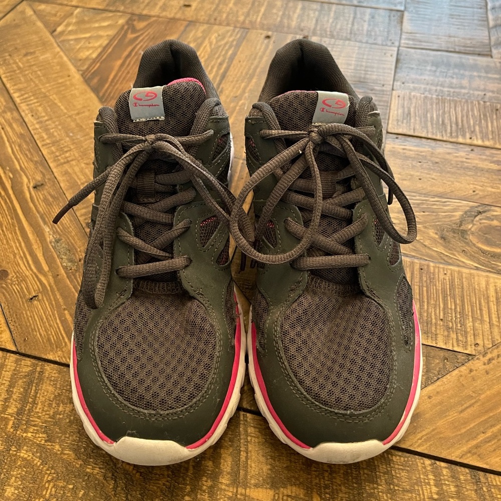 Pretty much new champion sneakers. They are just too big for me.